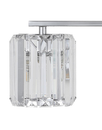 Coco Prism Vintage Metal/Glass Classic Glam LED Vanity Light
